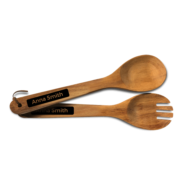 Acacia Utensils - 2 Pack (Fork and Spoon set)